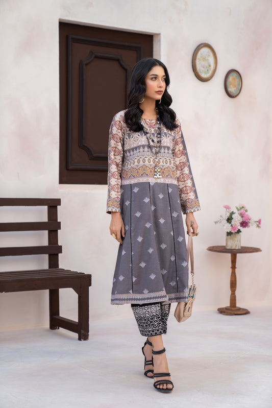 Winter 2 Pcs Ready to Wear Khadar Dress by Hemline 07