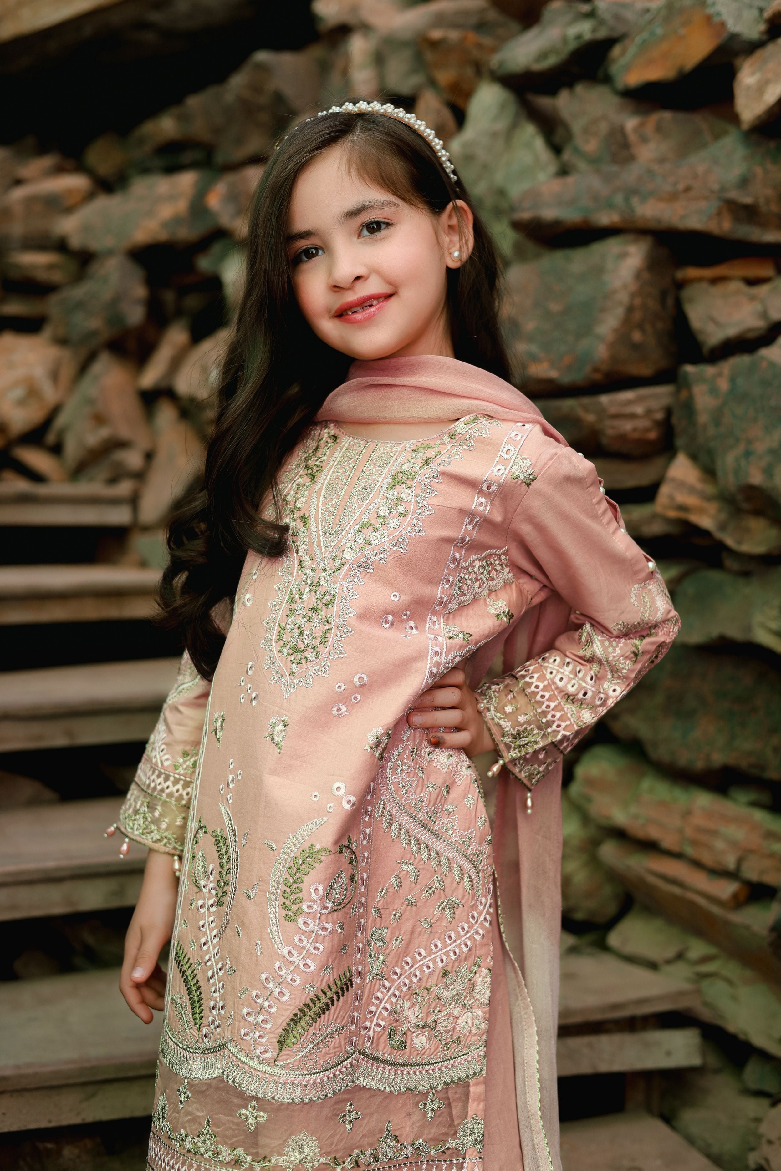 Chikankari Cotton Ready to Wear Summer Girls Collection GCC2