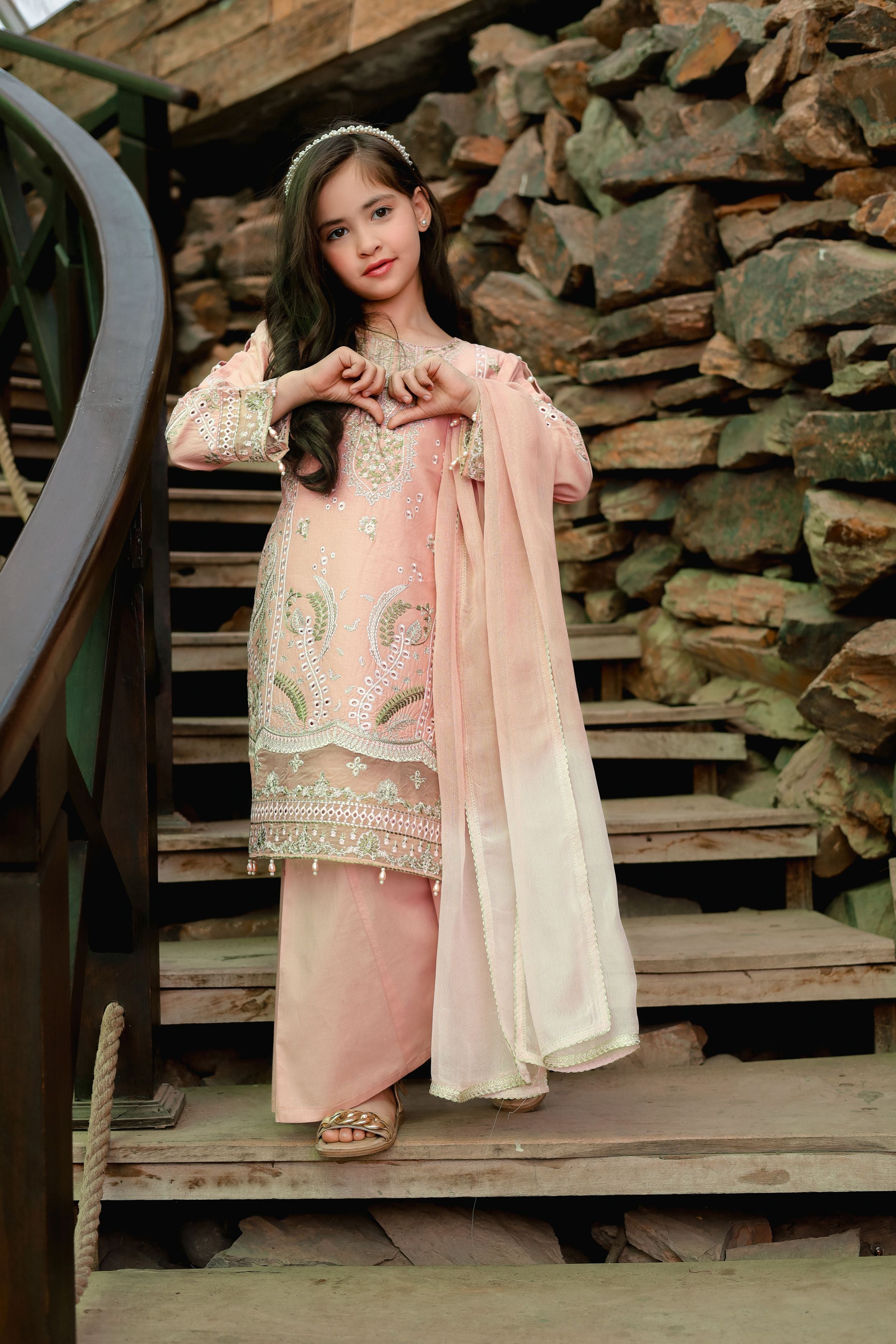 Chikankari Cotton Ready to Wear Summer Girls Collection GCC2