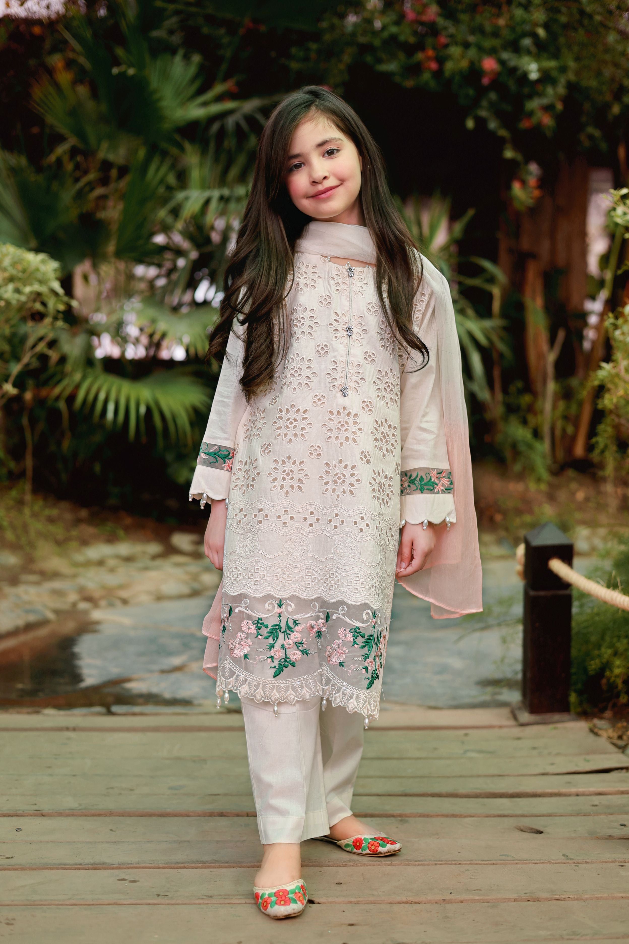 Chikankari Cotton Ready to Wear Summer Girls Collection GCC4