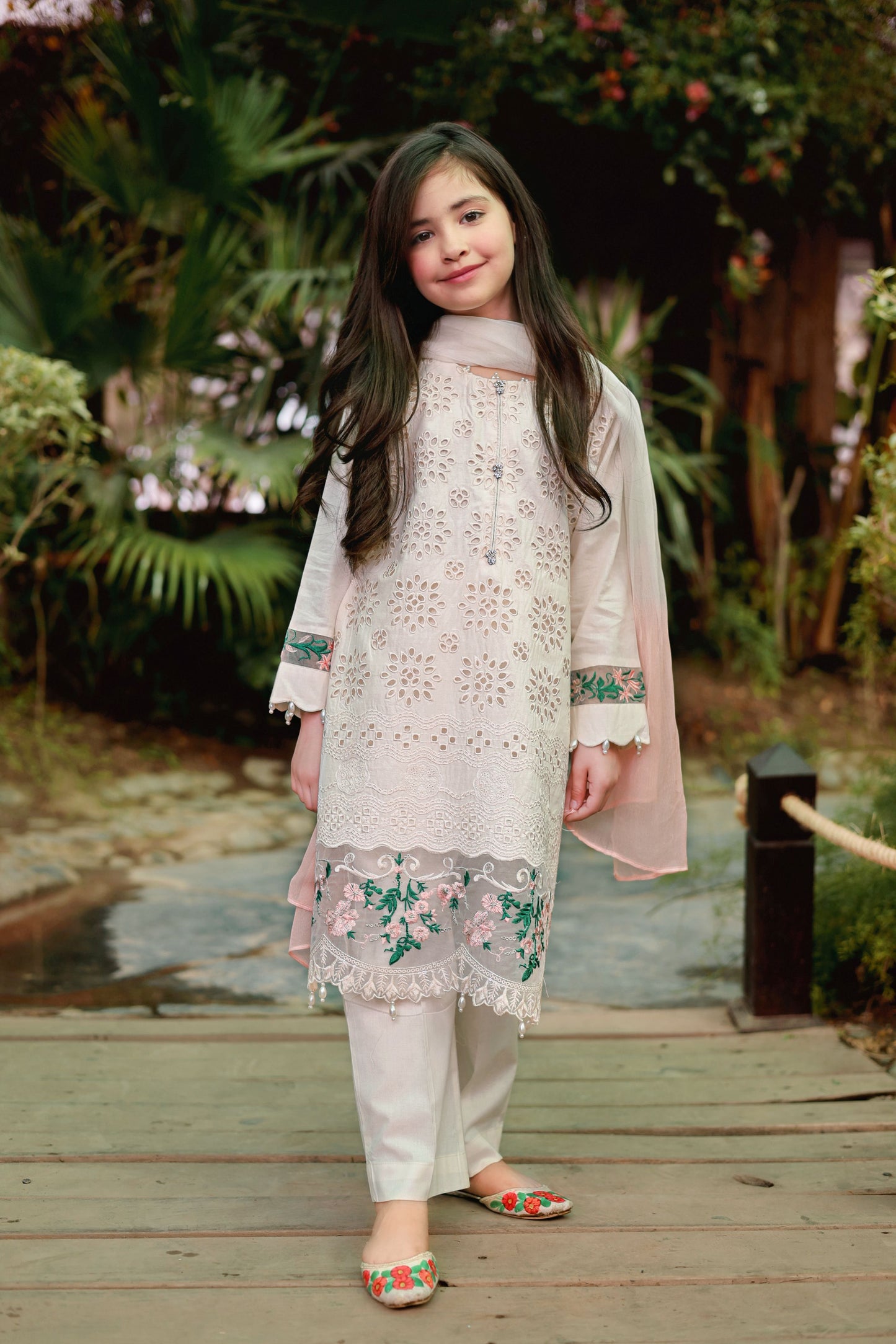 Chikankari Cotton Ready to Wear Summer Girls Collection GCC4