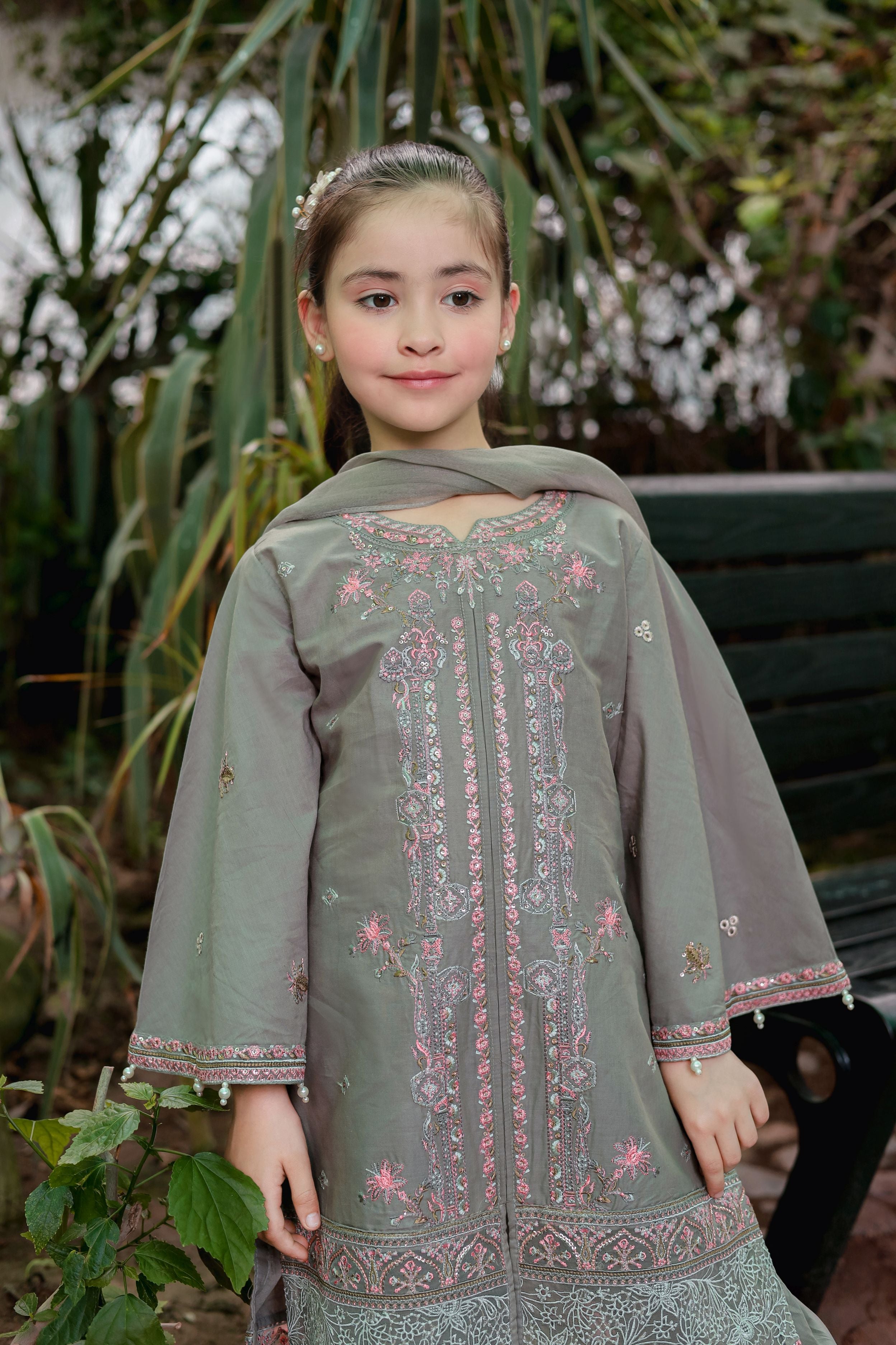 Chikankari Cotton Ready to Wear Summer Girls Collection GCC5