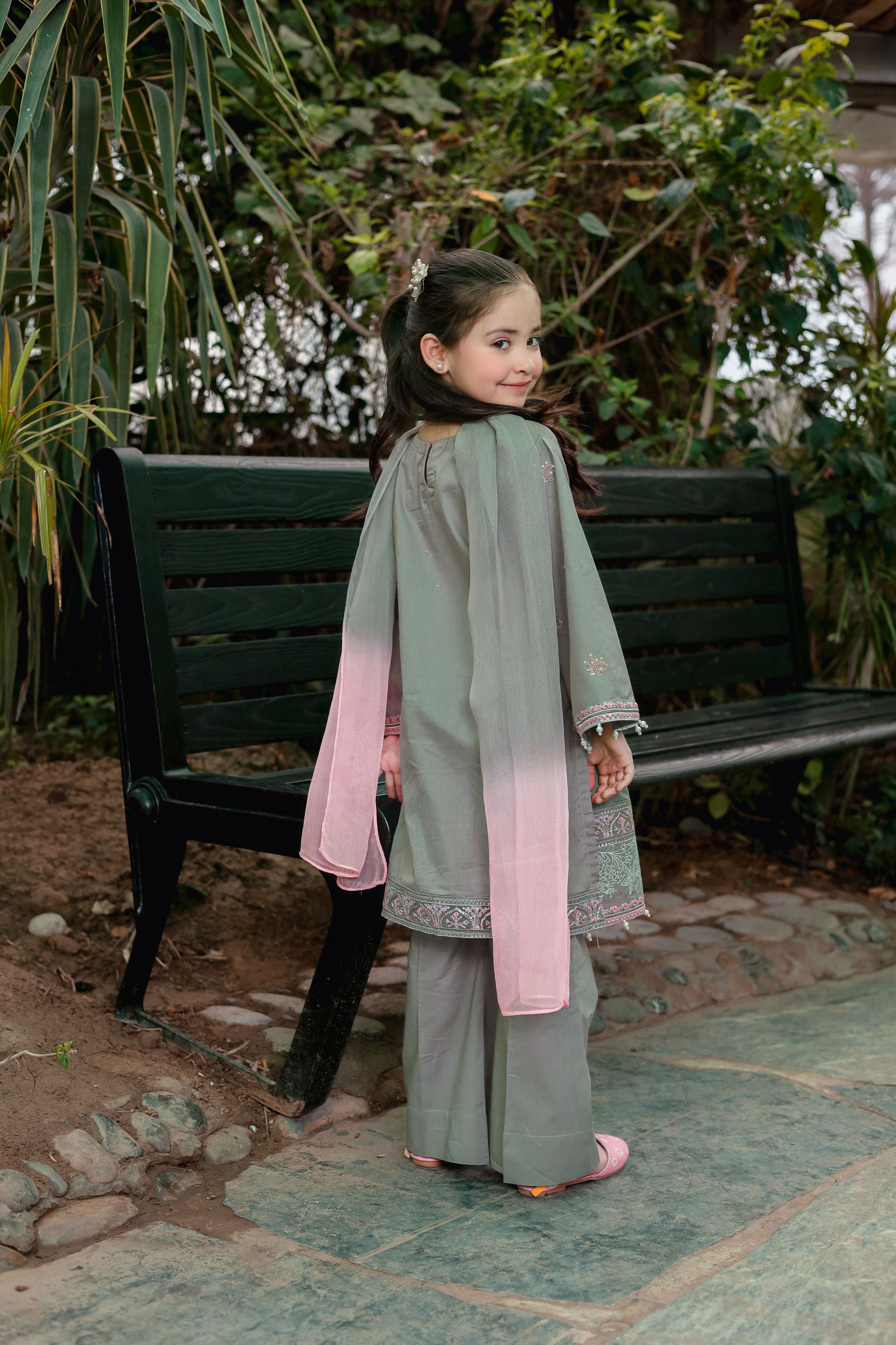 Chikankari Cotton Ready to Wear Summer Girls Collection GCC5