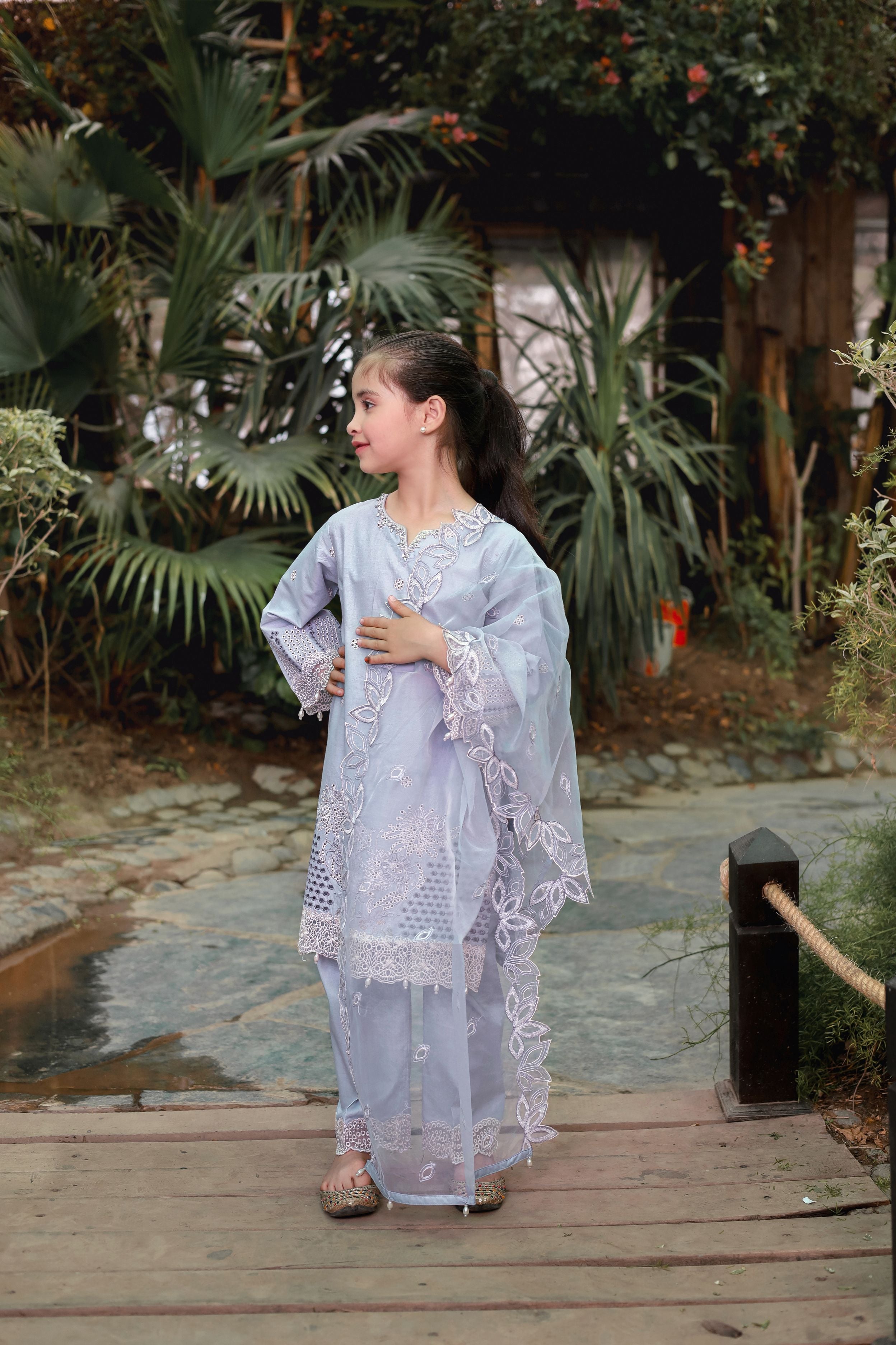 Chikankari Cotton Ready to Wear Summer Girls Collection GCC1
