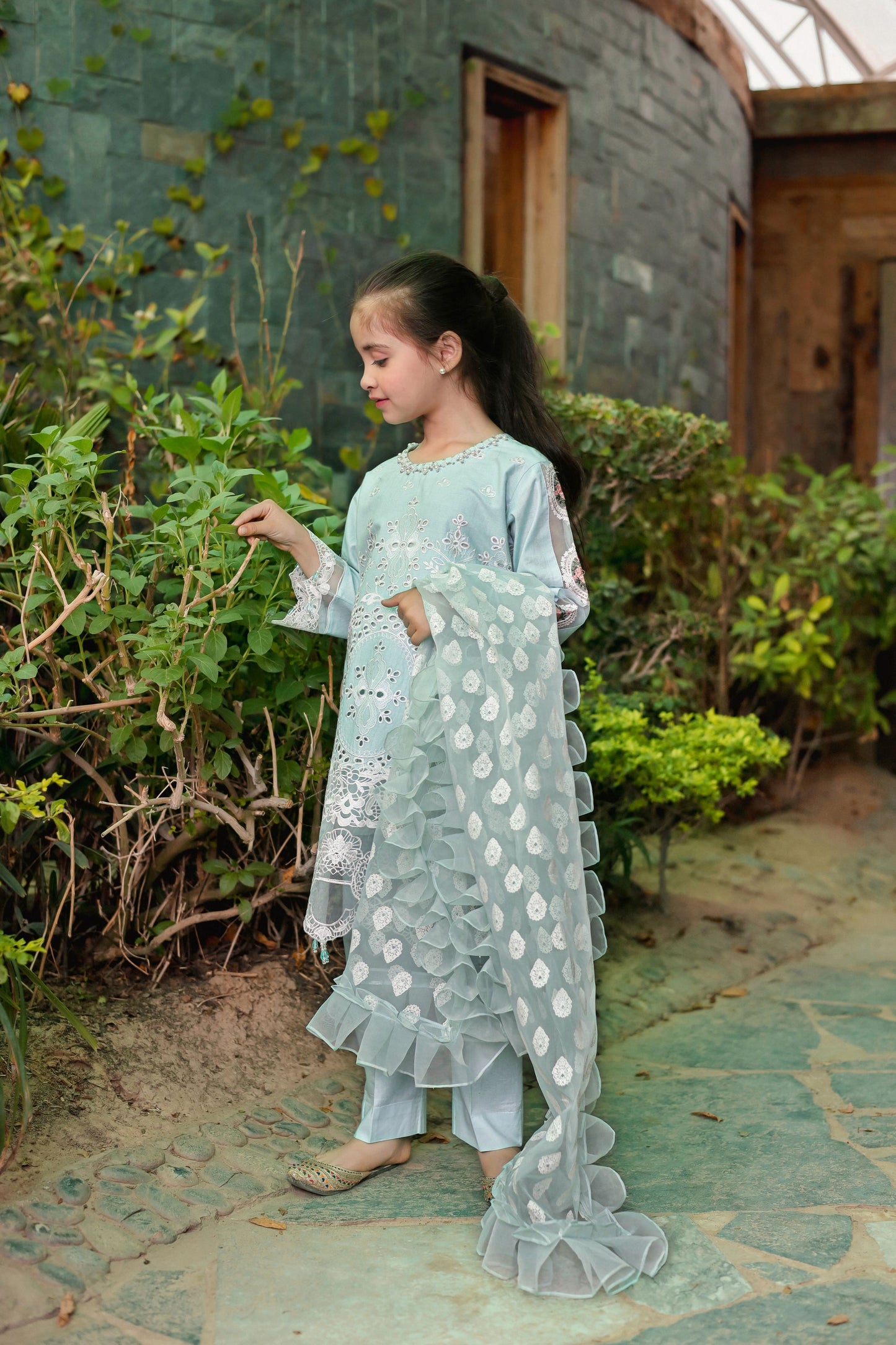 Chikankari Cotton Ready to Wear Summer Girls Collection GCC6