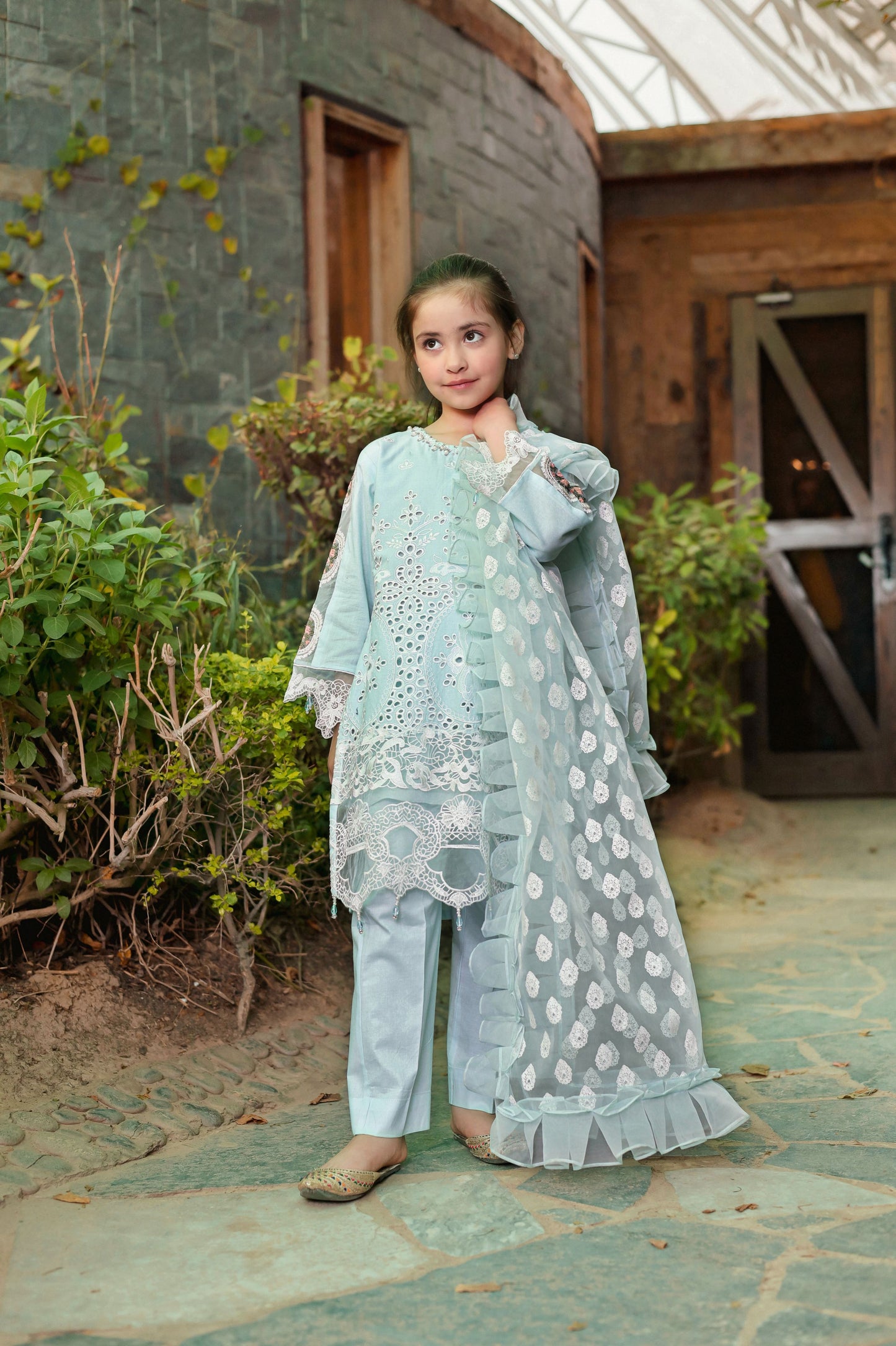 Chikankari Cotton Ready to Wear Summer Girls Collection GCC6
