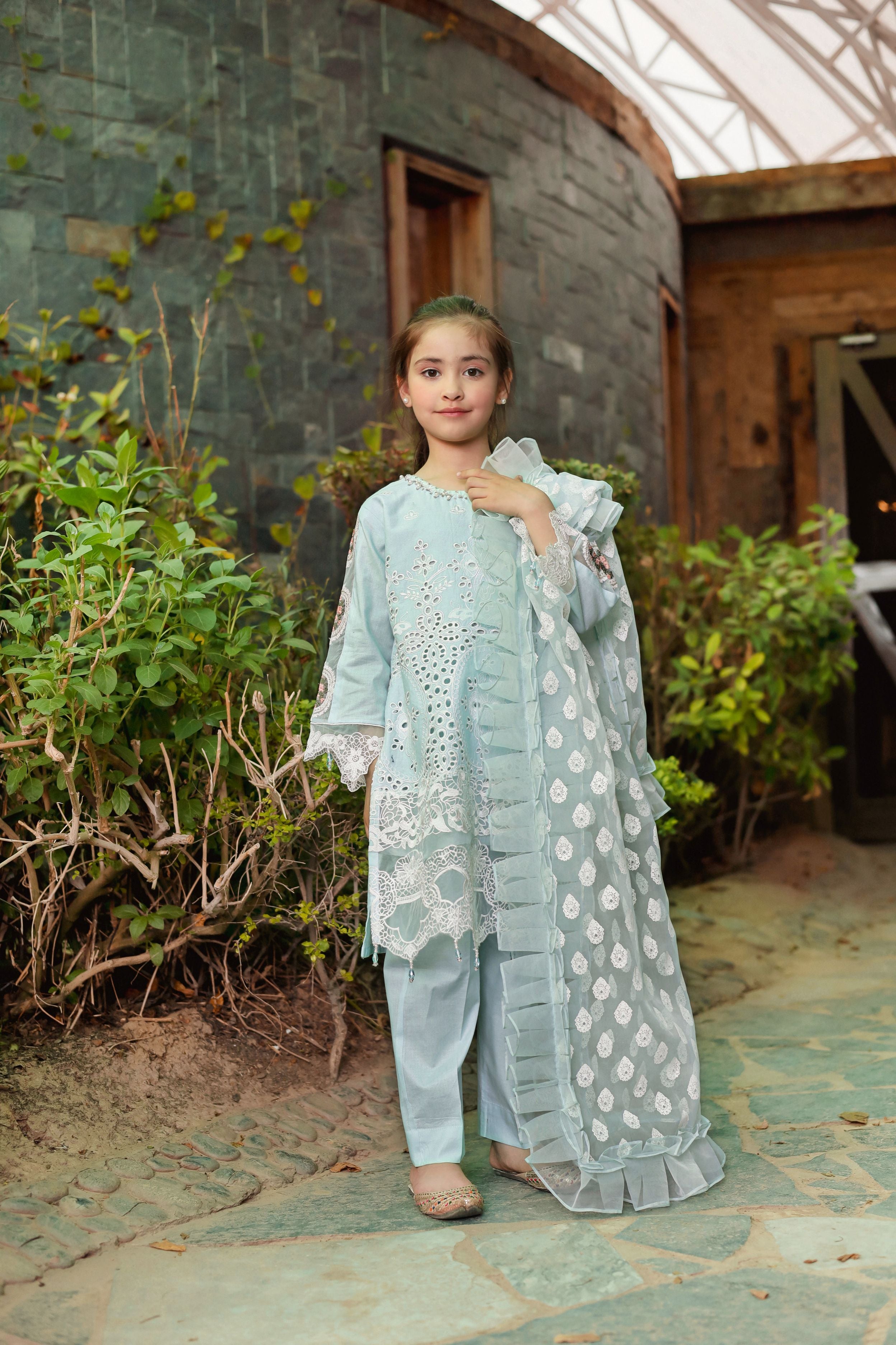 Chikankari Cotton Ready to Wear Summer Girls Collection GCC6