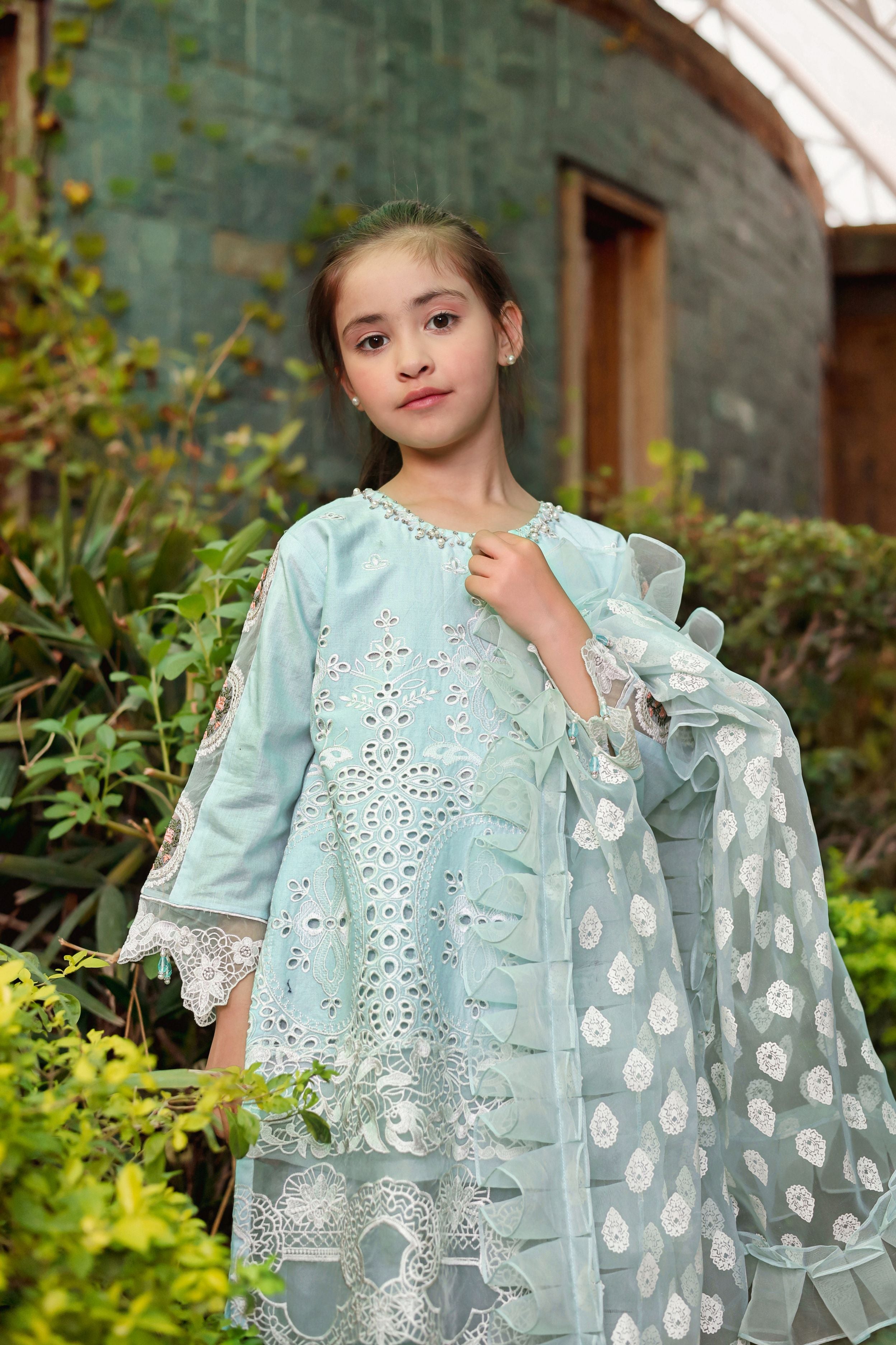 Chikankari Cotton Ready to Wear Summer Girls Collection GCC6