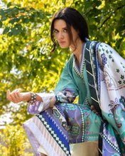 Mushq Lunar Dew Hand-Embellished Raw Silk 3pc Dress MHL4