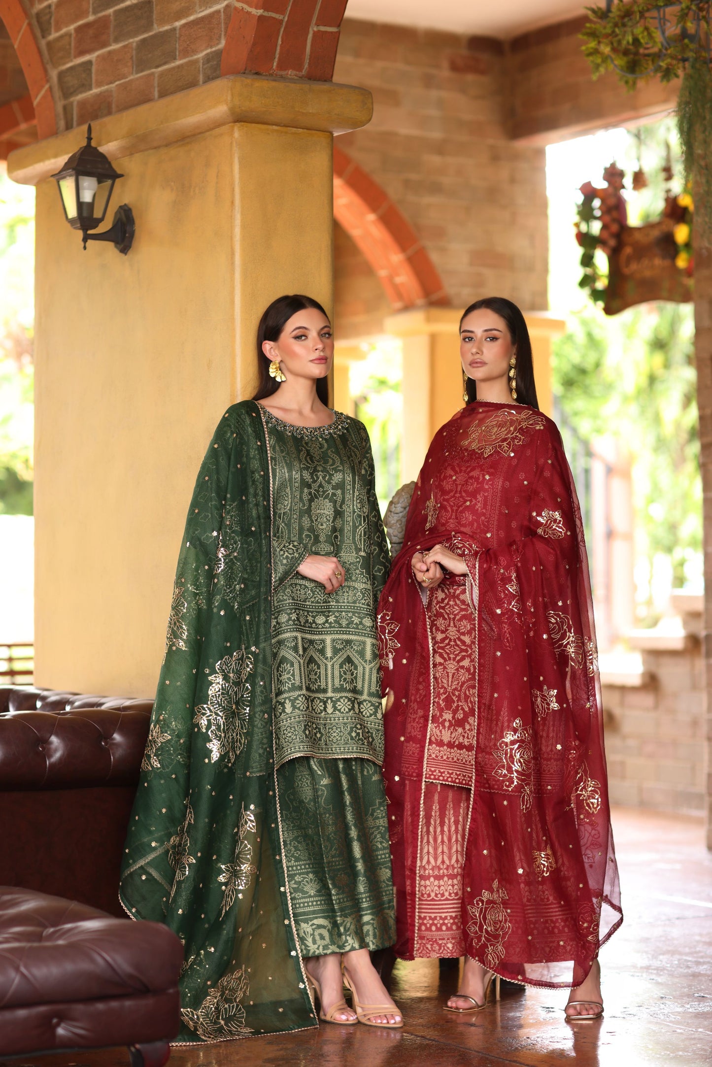 Serene by Mohagni Deep Maroon 3pc Handwork Suit SBM2