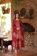 Serene by Mohagni Deep Maroon 3pc Handwork Suit SBM2