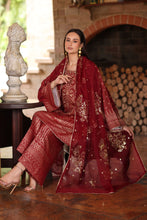 Serene by Mohagni Deep Maroon 3pc Handwork Suit SBM2