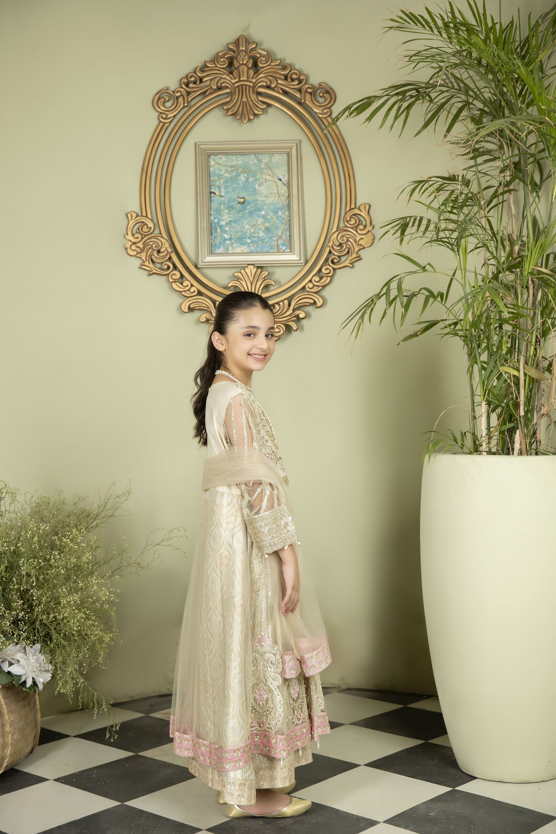 3pc Girls Formal Dress by Mona KM6