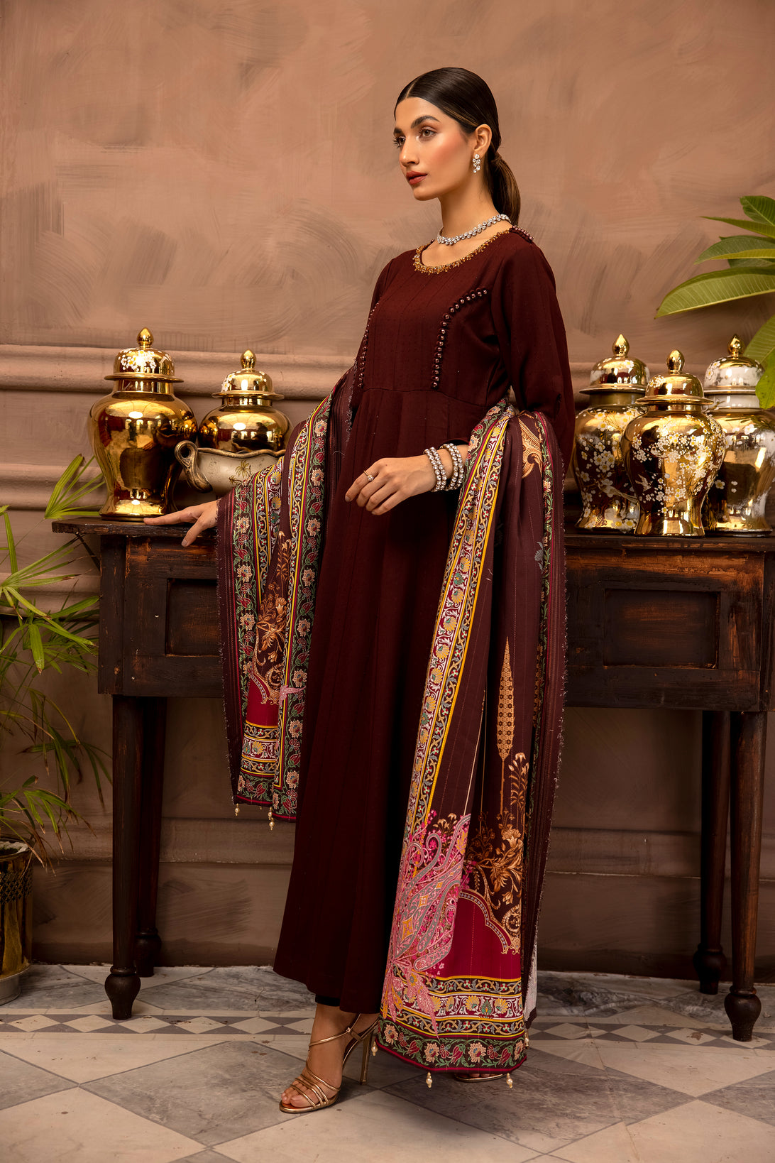Pashmina Perfection Tilla Zari Shawl Collectoin P2