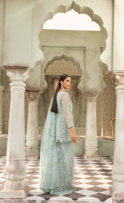 3pc Mona Ready to Wear Peplum AX23
