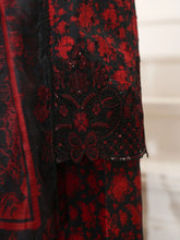 Mohagni MSS1 3pc Printed Cotton Embroidered Suit with Monar Dupatta