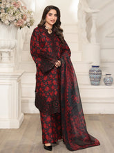 Mohagni MSS1 3pc Printed Cotton Embroidered Suit with Monar Dupatta
