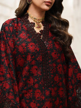 Mohagni MSS1 3pc Printed Cotton Embroidered Suit with Monar Dupatta