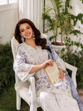 Mohagni MSS10 3pc Printed Cotton Embroidered Palazzo Suit with Monar Dupatta