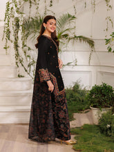 Mohagni MSS5 3pc Dyed Cotton Embroidered Palazzo Suit with Zari Dupatta