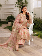 Mohagni MSS6 3pc Printed Cotton Embroidered Suit with Monar Dupatta