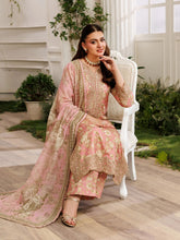 Mohagni MSS6 3pc Printed Cotton Embroidered Suit with Monar Dupatta