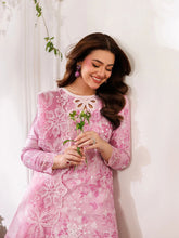Mohagni MSS9 3pc Printed Cotton Embroidered Suit with Organza Dupatta