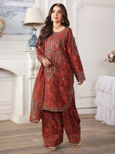 Mohagni MSA2 Mother Daughter Silk Viscose Farshi Shalwar Suit