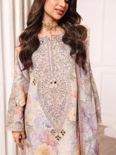 Mohagni MSA3 Mother Daughter Silk Viscose Mirror Work 3pc Suit