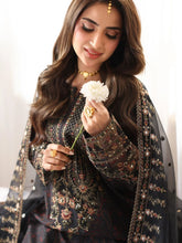 Mohagni MSA5 Mother Daughter Silk Viscose Embroidered 3pc Suit