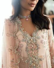 Mushq Ready to Wear Pink Embellished Chiffon Formal Suit – MFF10