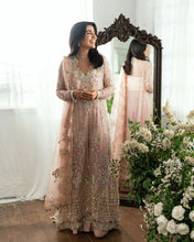 Mushq Ready to Wear Pink Embellished Chiffon Formal Suit – MFF10