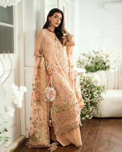 Mushq Ready to Wear Mocha Embellished Chiffon Formal Suit – MFF3