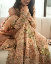 Mushq Ready to Wear Mocha Embellished Chiffon Formal Suit – MFF3
