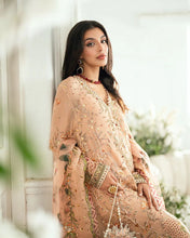 Mushq Ready to Wear Mocha Embellished Chiffon Formal Suit – MFF3