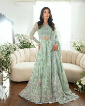 Mushq Ready to Wear Aqua Embellished Chiffon Formal Dress – MFF4