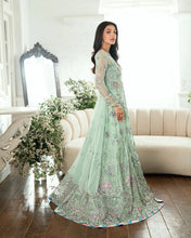 Mushq Ready to Wear Aqua Embellished Chiffon Formal Dress – MFF4