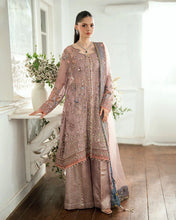 Mushq Ready to Wear Mauve Pink Embellished Chiffon Formal Suit – MFF6