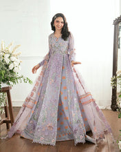 Mushq Ready to Wear Lavender Embellished Chiffon Formal Dress – MFF7