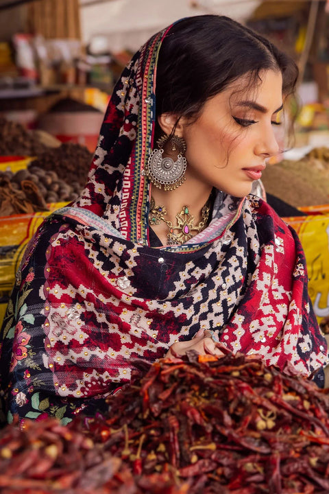 Nureh Winter Khaddar Bazaar Collection NE52