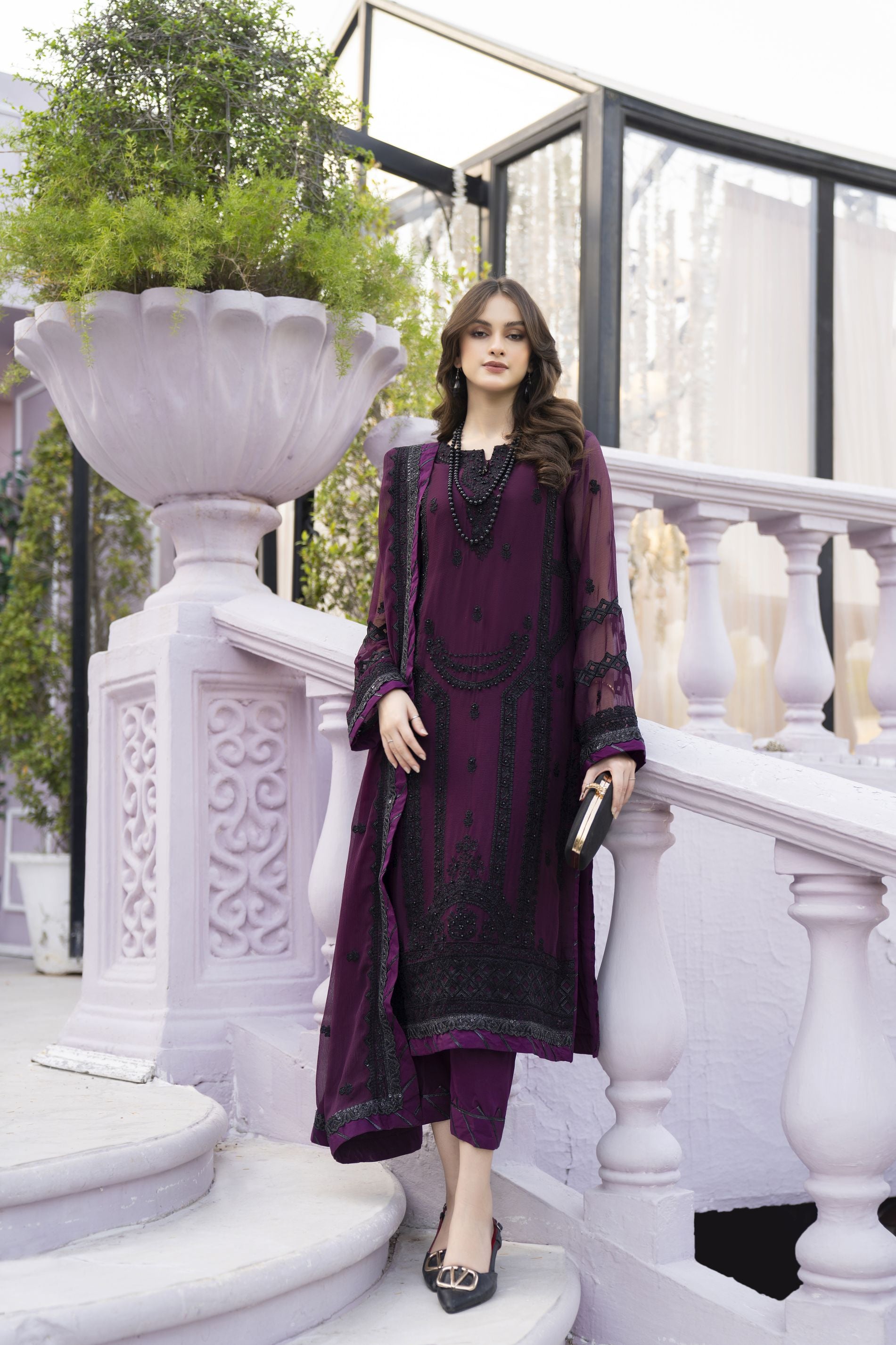 Noorma Kamal Chiffon Collection LL01
