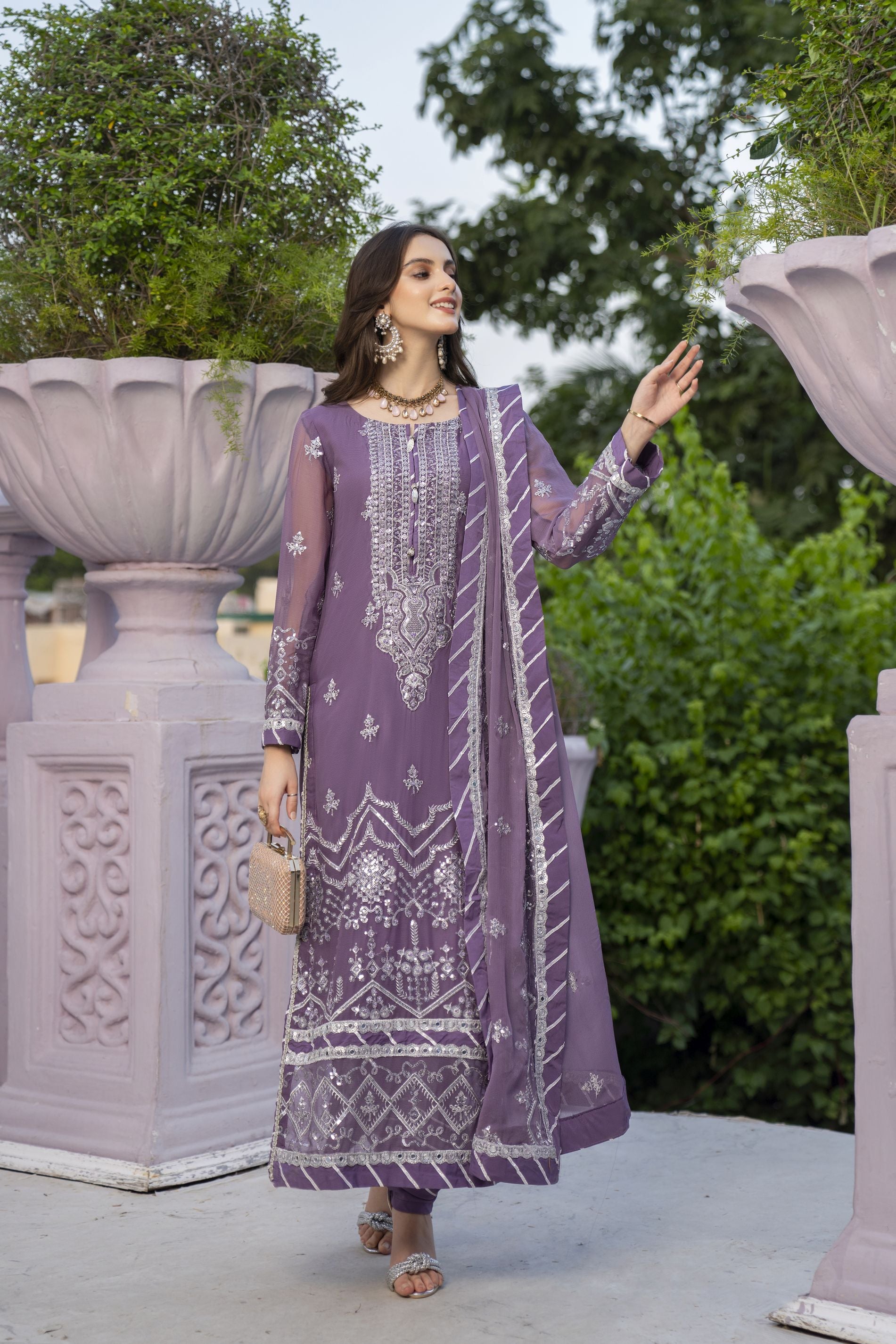 Noorma Kamal Chiffon Collection LL04