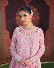 Naaz 3pc Embroidered Chiffon Maxi with Net Dupatta & Lehenga – Ready to Wear