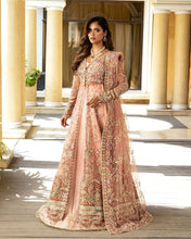Mushq 3pc Peach Formal Lehenga Dress – Naina