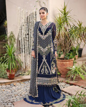 Nilofar 3pc Embroidered Chiffon Suit with Net Dupatta & Lehenga – Ready to Wear