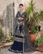Nilofar 3pc Embroidered Chiffon Suit with Net Dupatta & Lehenga – Ready to Wear