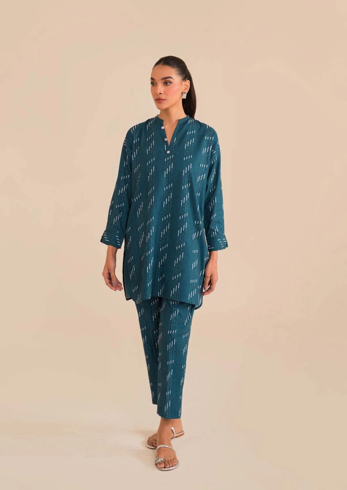 Rhythm Cotton Satin Dress by Sahar