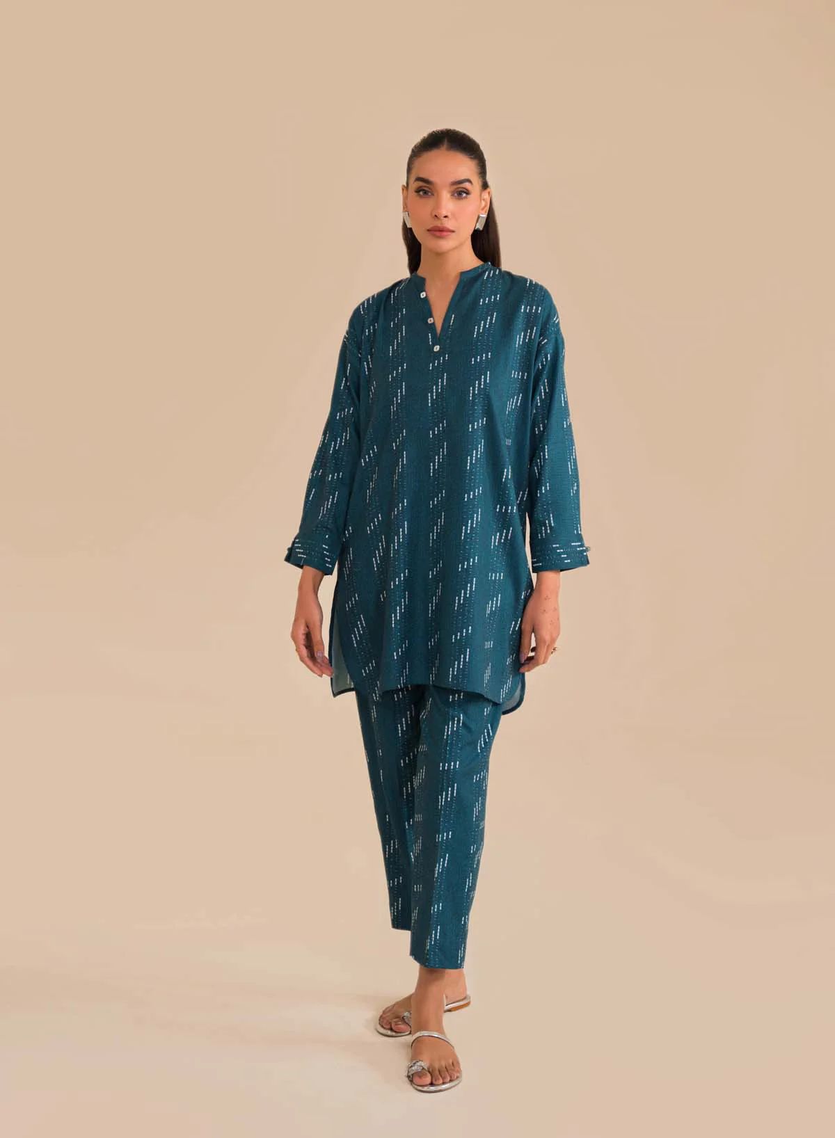 Rhythm Cotton Satin Dress by Sahar