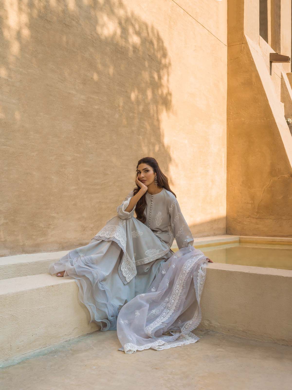 Mirage by Sahar Chikankari Lawn CK-L1-01