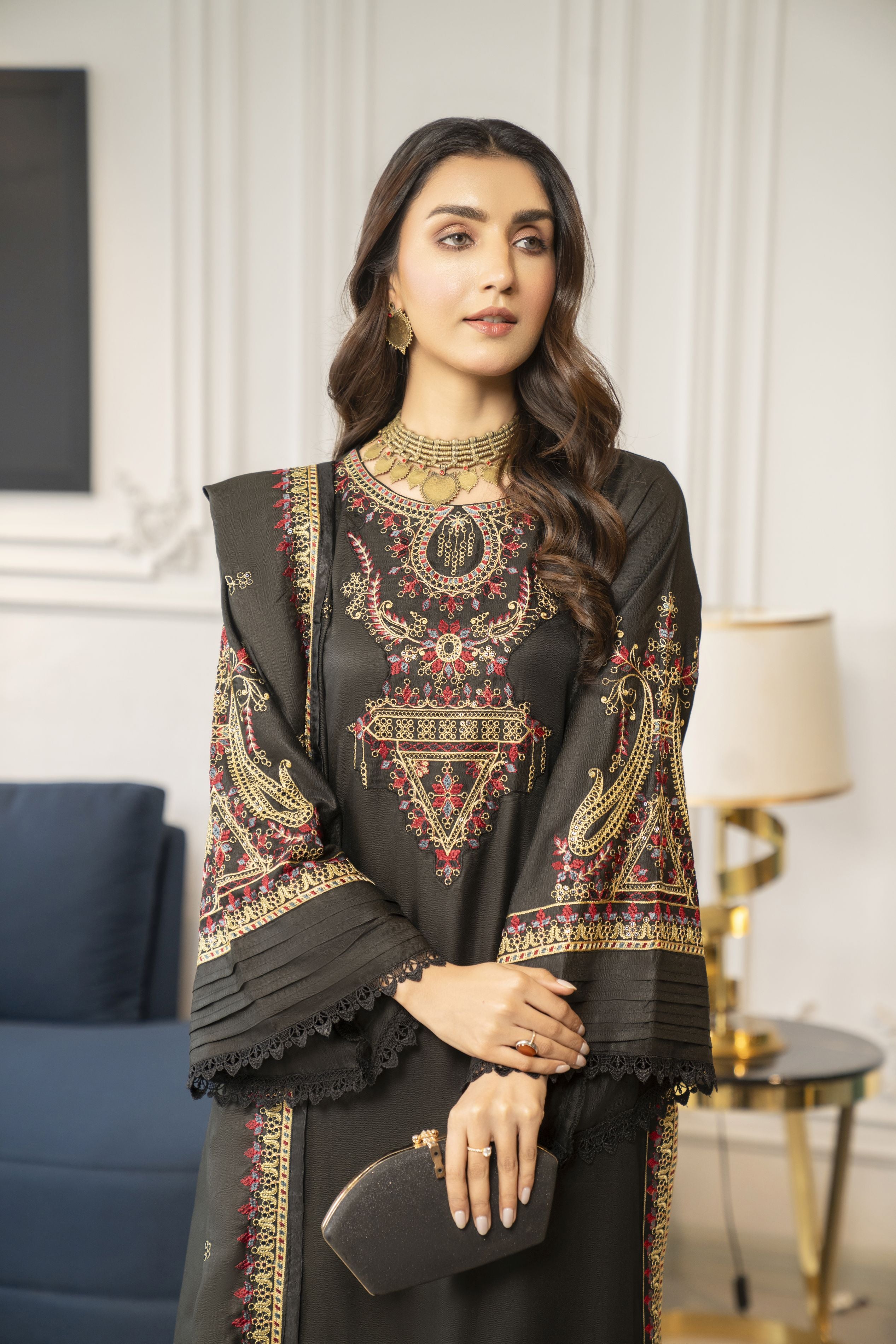 Pashmina Winter Shawl Collection by Sakeena Hasan SHP6